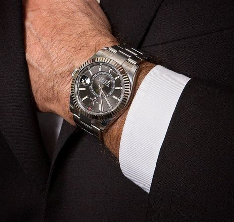 rolex stainless steel sky dweller review|Rolex Sky-Dweller 42mm.